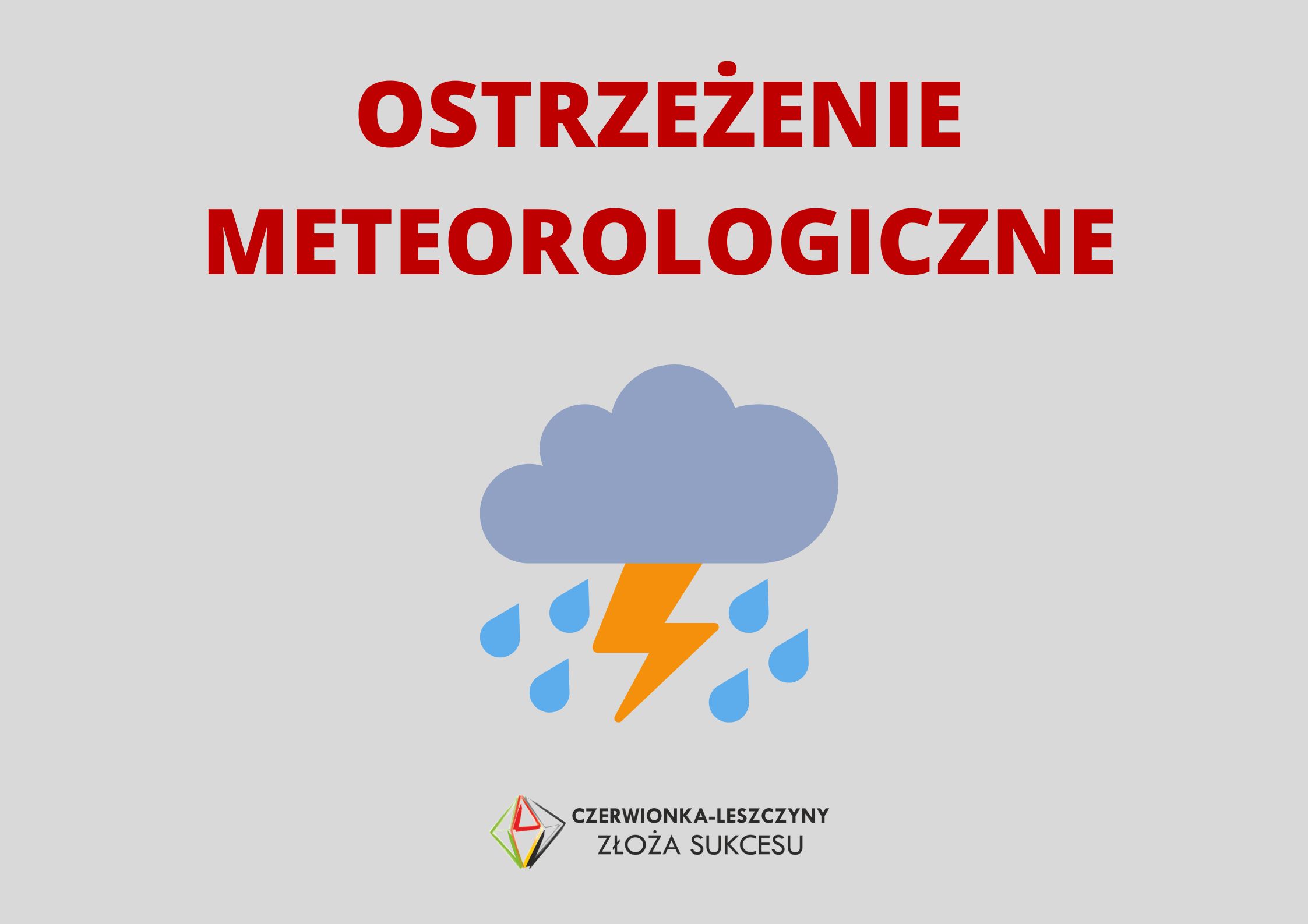Ostrzeżenie meteoroogiczne
